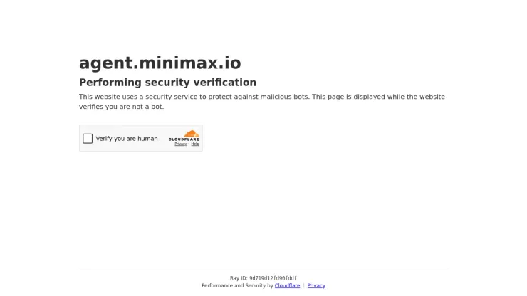 minimax agent