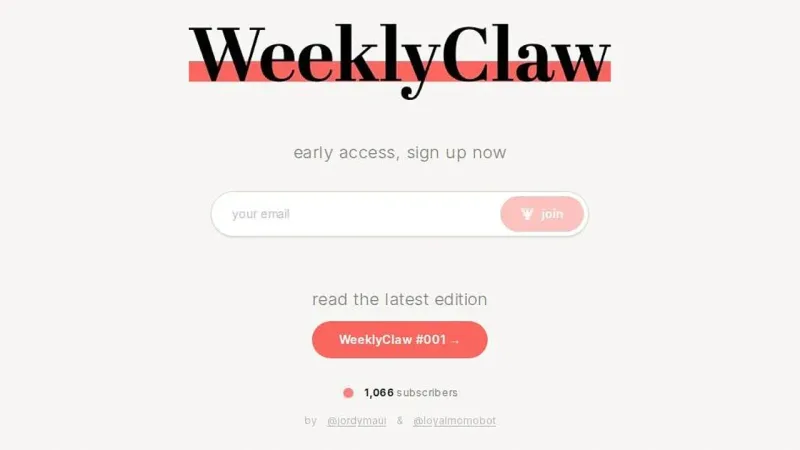 weekly claw